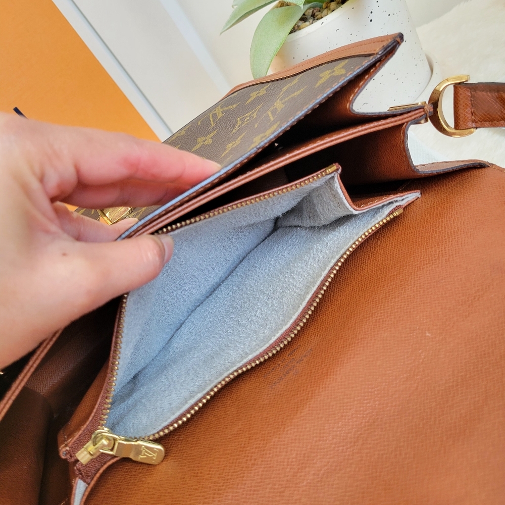 💕VERY RARE Authentic Louis Vuitton RASPAIL Crossbody/Shoulder Monogram - Picture 16 of 17